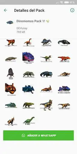 Play Dinosaurios MEMES WAStickerApps [DINO-MOMOS] as an online game Dinosaurios MEMES WAStickerApps [DINO-MOMOS] with UptoPlay